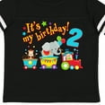 thumbnail image 4 of Inktastic It's My Birthday Circus Train 2nd Birthday Boys or Girls Toddler T-Shirt, 4 of 5