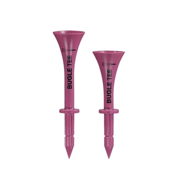 Bugle Tee 793573047564 3.25 in. Golf Tee, Pink - Set of 2