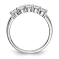 thumbnail image 2 of 14K White Gold Ring Band Wedding Diamond Round 5-Stone , Size 5, 2 of 6