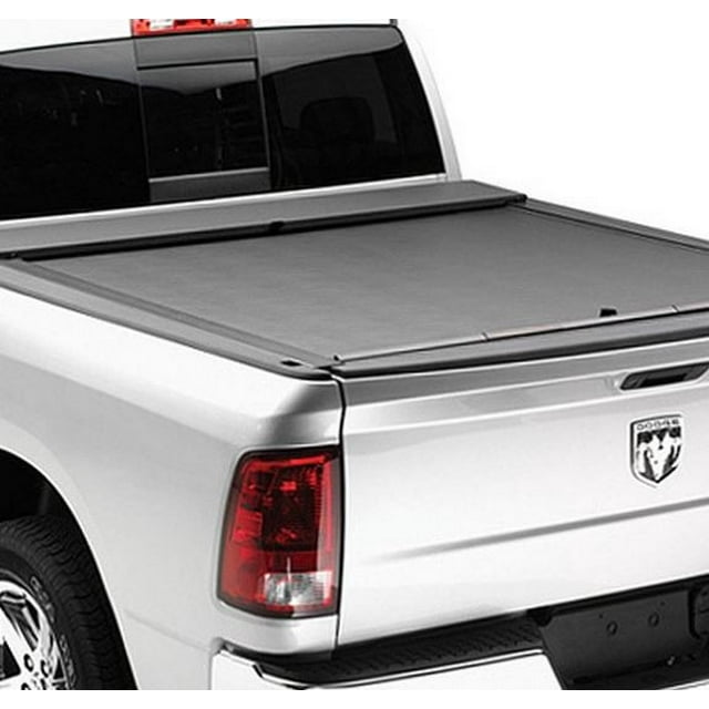 Fits 2017-2023 Honda Ridgeline Roll-N-Lock Tonneau Cover LG721M M-Series; Manual Retractable; Lockable; Black; Vinyl