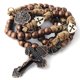 thumbnail image 1 of Collar rosario de paracord HanlinCC, cobre antiguo, San Miguel, 1 of 5