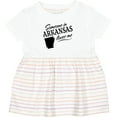 thumbnail image 3 of Inktastic Someone in Arkansas Loves Me Girls Baby Dress, 3 of 5