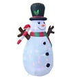 thumbnail image 1 of Muñeco de nieve inflable Bewildely de Navidad 1,5 M con luz LED, 1 of 6