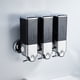 thumbnail image 1 of 1 dispensador de jabón manual montado en la pared de 500 ml para el hogar, baño, cocina, hoteles, restaurantes. Dispensador de ducha y loción (negro) JAMW Sencillez, 1 of 5