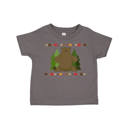 

Inktastic Tribal Bear Woodland Trees Gift Toddler Boy or Toddler Girl T-Shirt