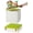 Green, variant on Collapsible Kids Storage Box with Building Base for Blocks, 26 Qt Toy Organizer, 25L Stackable Toy Chest, Green for Boys and Girls