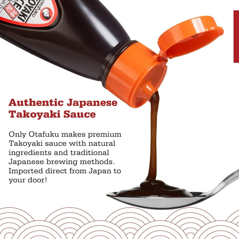 NineChef Brand Spoon Plus Otafuku Takoyaki Sauce from Japan