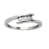 McKenna 3 Stone CZ Anniversary Band Engagement Ring for Women Ginger Lyne Collection