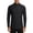 Black, variant on Quarter Zip Pullover Men Running Shirt Long Sleeve Moisture Wicking Quick Dry Athletic Workout Shirts with Zipper Pocket Big and Tall Size 4XL Gray