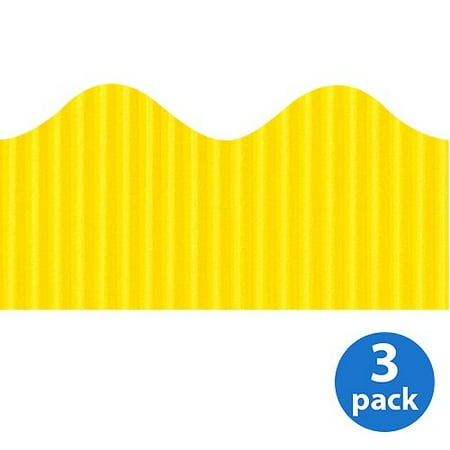 Pacon Bordette Scalloped Decorative Border - Pack of 3