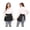 Black, variant on Server Aprons Large Size W 3 Pockets - Half Waist Apron in Black for Women Men