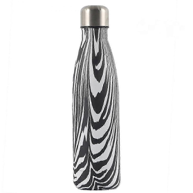 Insulation Cup Sports Kettle Stainless Steel Creative Wood Grain Coke Bottle Zebra Pattern