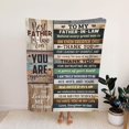 thumbnail image 4 of Father-in-Law Gifts from Daughter-in-Law, Blanket Gifts for Father in Law, Father-in-Law Gifts Blanket, to My Dad Throw Blanket on Birthday Christmas Anniversary Fathers Day Thanksgiving, 4 of 6