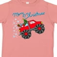 thumbnail image 4 of Inktastic Merry Christmas Santa Drives a Monster Truck Boys or Girls Toddler T-Shirt, 4 of 5