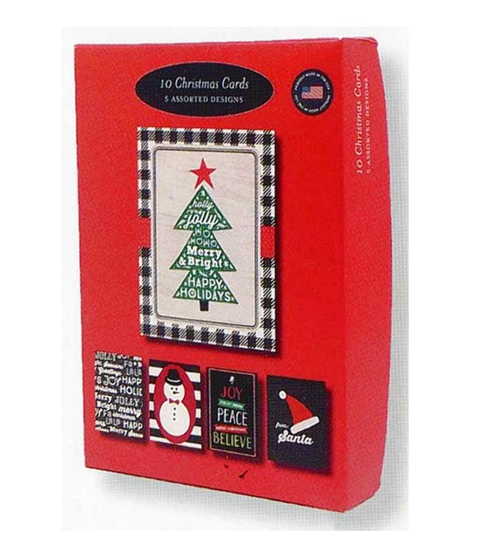 Christmas Cards Assortment - 4in. x6in. - 10 Pack (5041X2) - Walmart ...