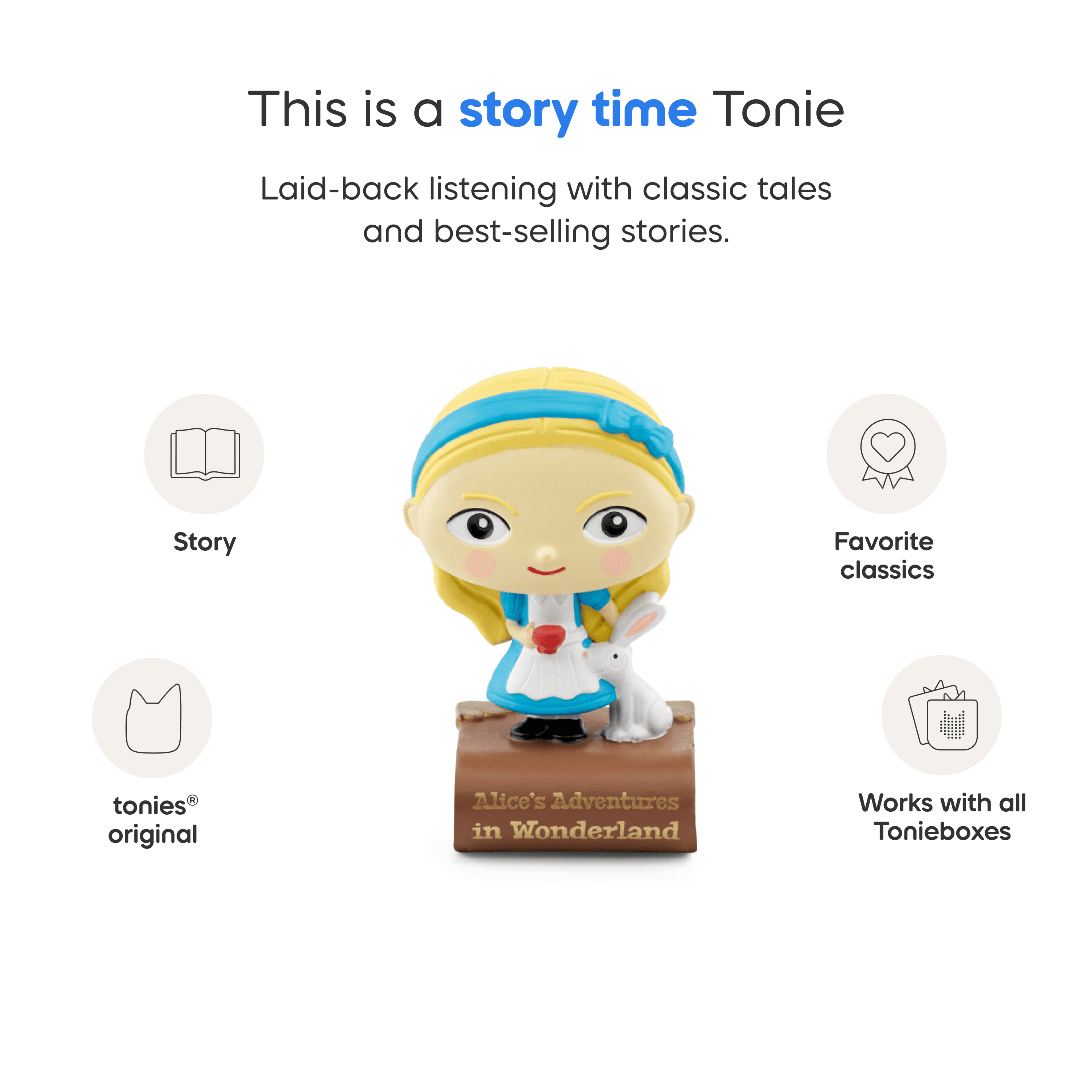 tonies Favorite Classics: Alice's Adventures in Wonderland Audio Play Figurine