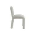 thumbnail image 5 of Maklaine Modern Contemporary Light Gray Chenille Dining Chair, 5 of 8