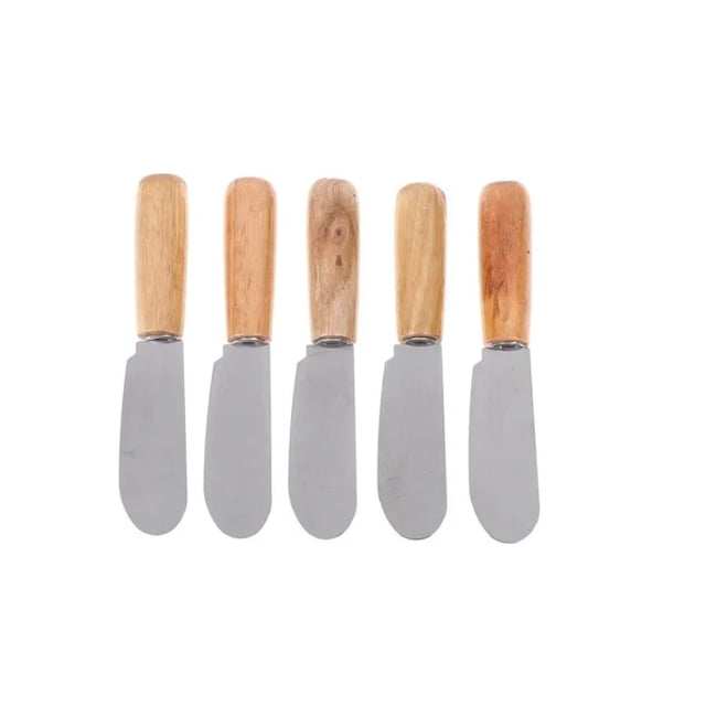 Juego de 6 minicuchillos para desayuno con queso y mantequilla