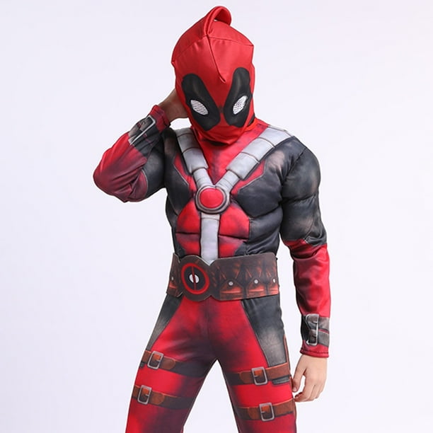 4-12Y Niño Niños Wolverines Cosplay Disfraz Superhéroe Hulk Thor Capitán ironman venom Halloween/Carnival Fiesta Vestido De Lujo