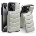 thumbnail image 1 of Lycra Down Invisible Bracket Mobile Phone Case, Magnetic Attraction, Card Bag, Suitable For IPhone16Plus Mobile Phone Case-JinJin, 1 of 4