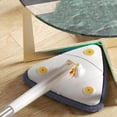 thumbnail image 4 of Triangle Swabber Microfiber Swabber Home Hardwood Floor Swabber for Triangle Swabber Triangle Cleaning Ceiling White, 4 of 9