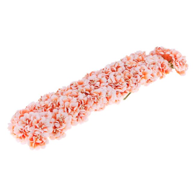72x Flores De Estambre Con Para La De Pinzas Para El Cabello De Decoración De Bricolaje, BLESIY Flor artificial