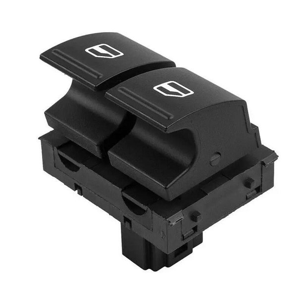 Interruptor doble de 4 pines for puerta y ventana eléctrica, control del lado del conductor for VW Golf MK5 Caddy 2K Passat B6 Seat Ibiza Leon