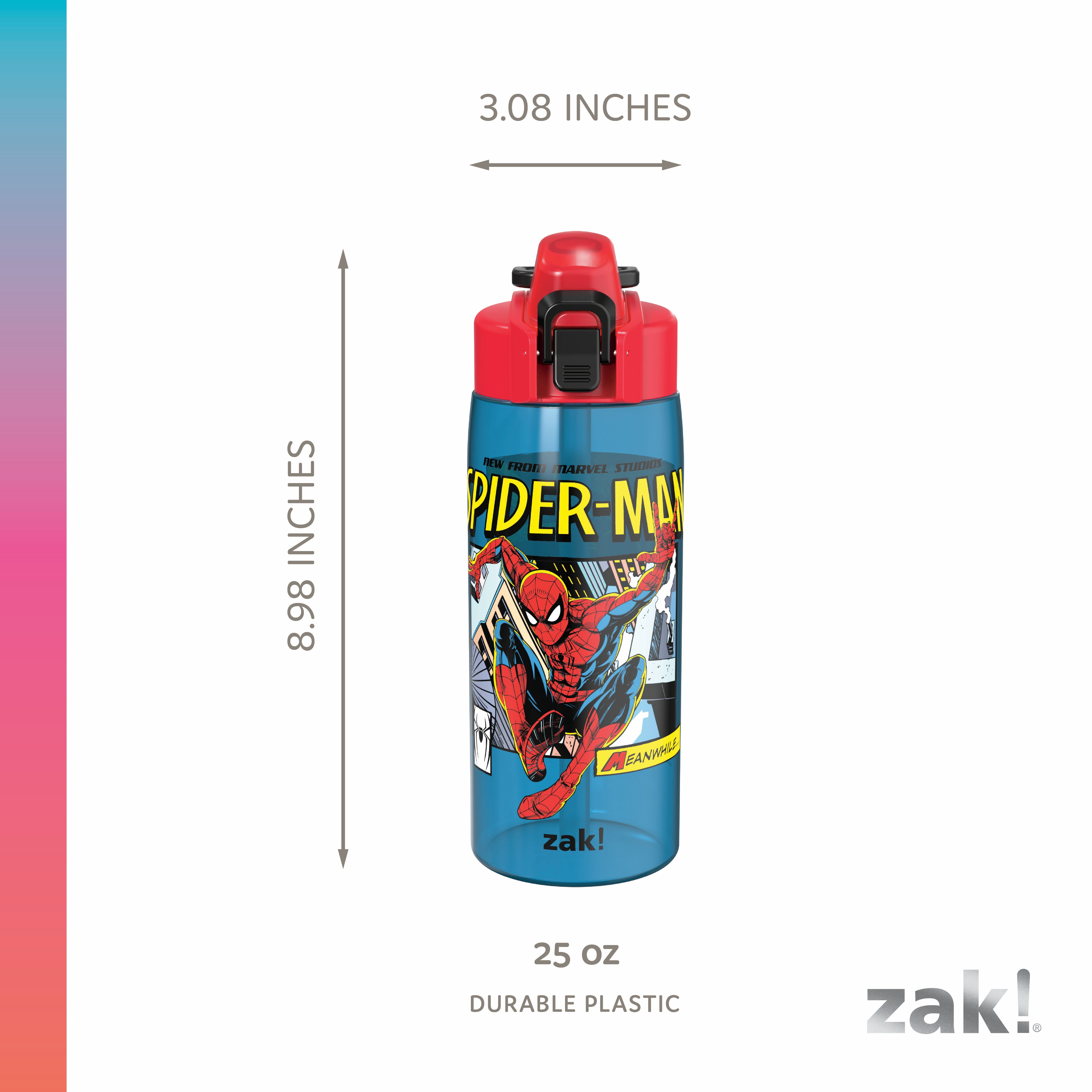 25oz Spiderman Jubilation Water Bottle - Blue