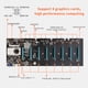 thumbnail image 2 of Moyic 8 Placa base para minería PCI-E Puertos compatibles con Memoria DDR3 4 x Placa base USB 2.0 Reemplazo de repuesto para ahorro de Electrónica miscelánea, 2 of 6