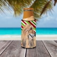 thumbnail image 3 of Afghan Hound Candy Cane Holiday Christmas Ultra Hugger for slim cans, 3 of 6