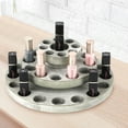 thumbnail image 5 of 3-Tier Rotating Essential Oil Organizer Rack, Rustic Gray-Green Wood Storage for Up to 36 Bottles - Spinning Countertop Display for Nail Polish & Perfume, 5 of 6