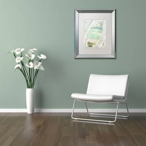 Trademark Fine Art "Summer Me II" Canvas Art by Color Bakery White Matte, Silver Frame