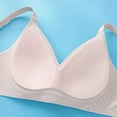 thumbnail image 4 of Amidoa Seamless Womens Bras Back-Smoothing No Wire Pink Solid Bra Brasieres for Womens M, 4 of 9
