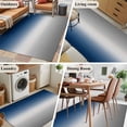 thumbnail image 4 of Area Rug 3x5ft, Dark Blue Gradient Gray Washable Rugs for Living Room Bedroom, Ombre Minimalist Style Soft Non-slip Area Rugs Rectangle Floor Carpet for Dining Room, 4 of 9