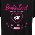 thumbnail image 3 of Barbie the Movie - Barbie Land Postal Service - Women's Short Sleeve Graphic T-Shirt, 3 of 5