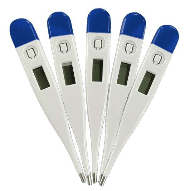 Oral Axillary Digital Thermometer Case of 10