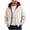 Beige, variant on 2 in 1 Jackets for Men Removable Liner Zip Up Drawstring Hooded Softshell Heavyweight Jackets Fashion Streetwear Varsity Outdoor Casual Coats with Pockets Beige XXXL