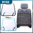 thumbnail image 1 of 1pcs Transparent Mat Anti Kick Durable Foot Pad Portable For Kids Baby Kick Mat Mud Clean Dirt Decals Car Seat Kicking MatblueChina He Qiyong unisex, 1 of 1