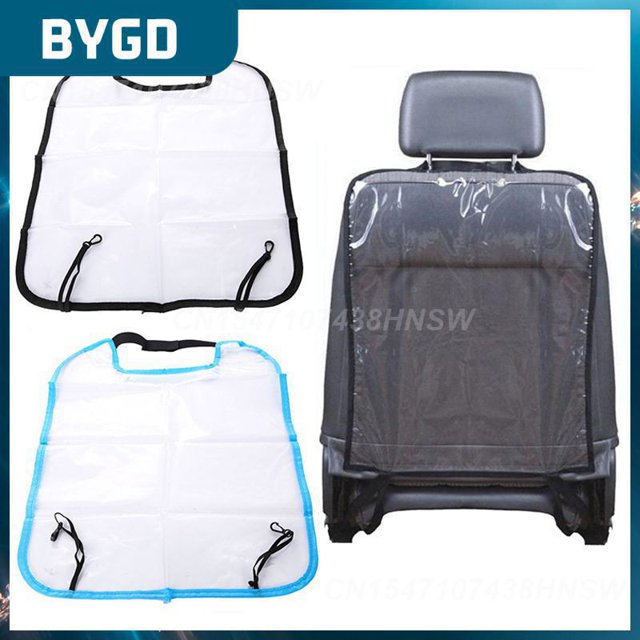 1pcs Transparent Mat Anti Kick Durable Foot Pad Portable For Kids Baby Kick Mat Mud Clean Dirt Decals Car Seat Kicking MatblueChina He Qiyong unisex