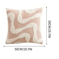 thumbnail image 3 of Snowflake Velvet Pillowcase Office Sofa Plush Pillowcase Geometric Cushion Cover Home Bedside Pillowcase, 3 of 6