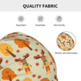 thumbnail image 5 of Salouo Autumn Maple Leaf and Deer Print Unisex Beanie Hat,Knitted Baggy Skull Cap Winter Warm Hats Beanie Sleep Hats Cancer Headwear Caps for Women & Men 1 Pieces, 5 of 7