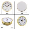 thumbnail image 4 of xinxixnxx 80mm Bureau Insert Horloge Mouvement Quartz Batterie Adapter jusqu'à Chiffres Romains Horloge 3 Pouces Chiffres Romains, 4 of 8