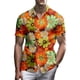 thumbnail image 2 of Camisas hawaianas con estampado 3D de flores y neón para hombre, camisas casuales de playa de gran tamaño con botones, ropa de diseñador de moda, camisas Aloho, 2 of 5