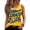 Orange, variant on Womens Casual U Neck Tank Top Vintage Graffiti Soccer Football Top Country Flag Letter Print Loose Fit Sports Vest For Game Day Daily Holiday Outfit
