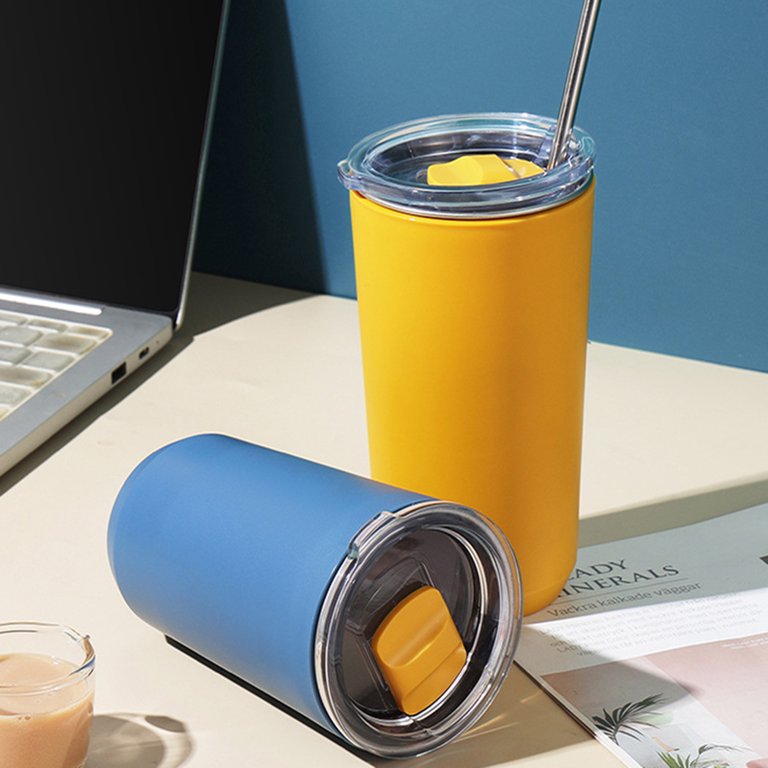 Stainless Steel Thermos Coffee Mug 460ml Double Wall Vacuum