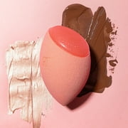 Real Techniques Miracle Mixing Sponge, Makeup Sponge & Silicone Applicator for Creams, Pink, 1 Count