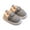 Gray, variant on IROINNID Children's Winter Plush Slippers Thick PU Waterproof Non-Slip Boys/Girls Soft Sole Indoor Slipper, Size 18M-11Y