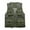 Army Green, variant on Brnmxoke Men's Casual Outdoor Utility Work Safari Fishing Hiking Travel Cargo Vest Jacket Multi Pockets Lightweight Quick Dry Plus Size