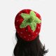 thumbnail image 3 of Women Strawberry Crochet Hats Demon Beanies Cute Hat Grunge Emo Slouchy Warm Knitted Hats, 3 of 5