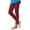 *Wine, variant on VBVC Women's Lace Trim Leggings , Stretch Yoga Pants For Women , Ladies' Soft Slim Fit Bottoms with Pockets, S-2XL